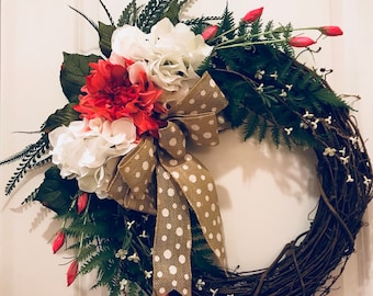 Wreath - Grapevine Floral