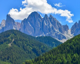 Original photographic print "Val di Funes" by Emya Photography