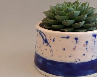 Planter, pottery planter indoor, succulent planter, speckled planter, ceramic plant pot, pottery plant pot, cactus planter, madebypowley, uk