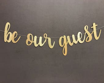 Be our guest Banner / Beauty and the beast banner