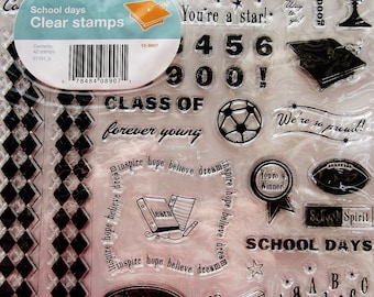 School Days Clear Acrylic Stamp Set by Fiskars Stamps 27791_6