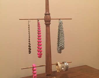 Vintage Jewelry Hanger - Jewelry Display - Jewelry Organizer - Necklace Holder - Jewelry Holder - Necklace and Bracelet Hanger