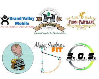 Steampunk Logo - Mechanic Logo - Small Business Logo - Masculine Logo - Branding Identity - Vector Logo - Small Business Logo - Custom Logo