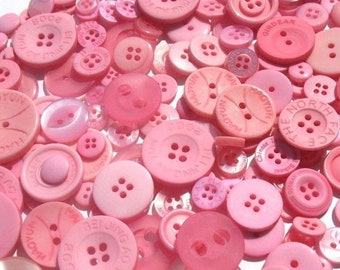 50% OFF - Cotton Candy Pink - Button Selection