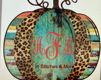 Colorful Pumpkin Sublimation Transfers