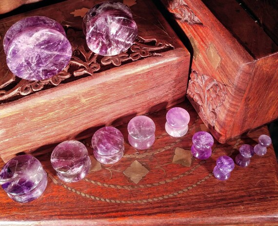 raw amethyst plugs raw amethyst plugs