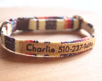 Personalized Colorful Breakaway Cat Collar