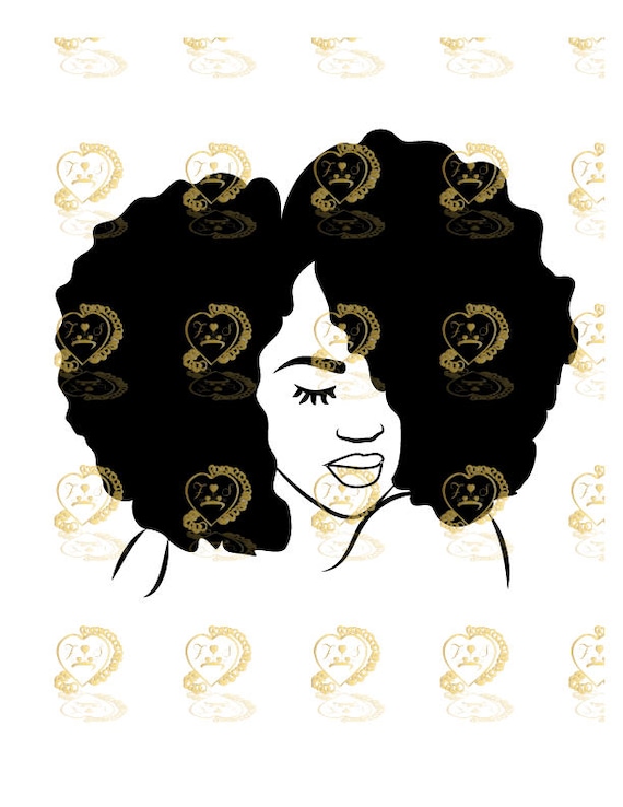 Download Tess Afro ladyAfrican American woman svg Black woman svg