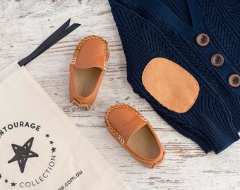 Leather Baby Tan Loafers