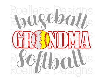 Download Softball grandma svg | Etsy