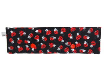 Double Pointed Knitting Needle Case-Lady Bugs DPN Holder-Knitting Accessory-Knitters Gift