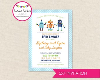 DIY, Robots Baby Shower INVITATION ONLY