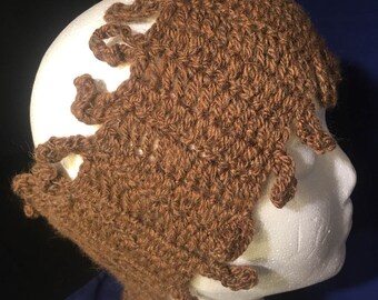 Alpaca Headband. Loopy Hand Crocheted
