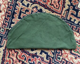 Purse made from upcycled military canvas