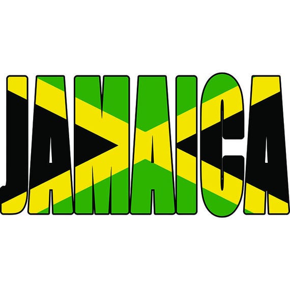 Download Jamaica Text Flag Jamaican Reggae Rasta Caribbean Country