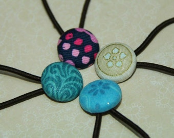 Hair bands/ties - Set of 3 pairs