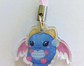 Little Dragon Bean Acrylic Charm