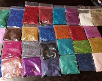 Holographic Ultra Fine Cosmetic Grade Glitter 2-100Grams