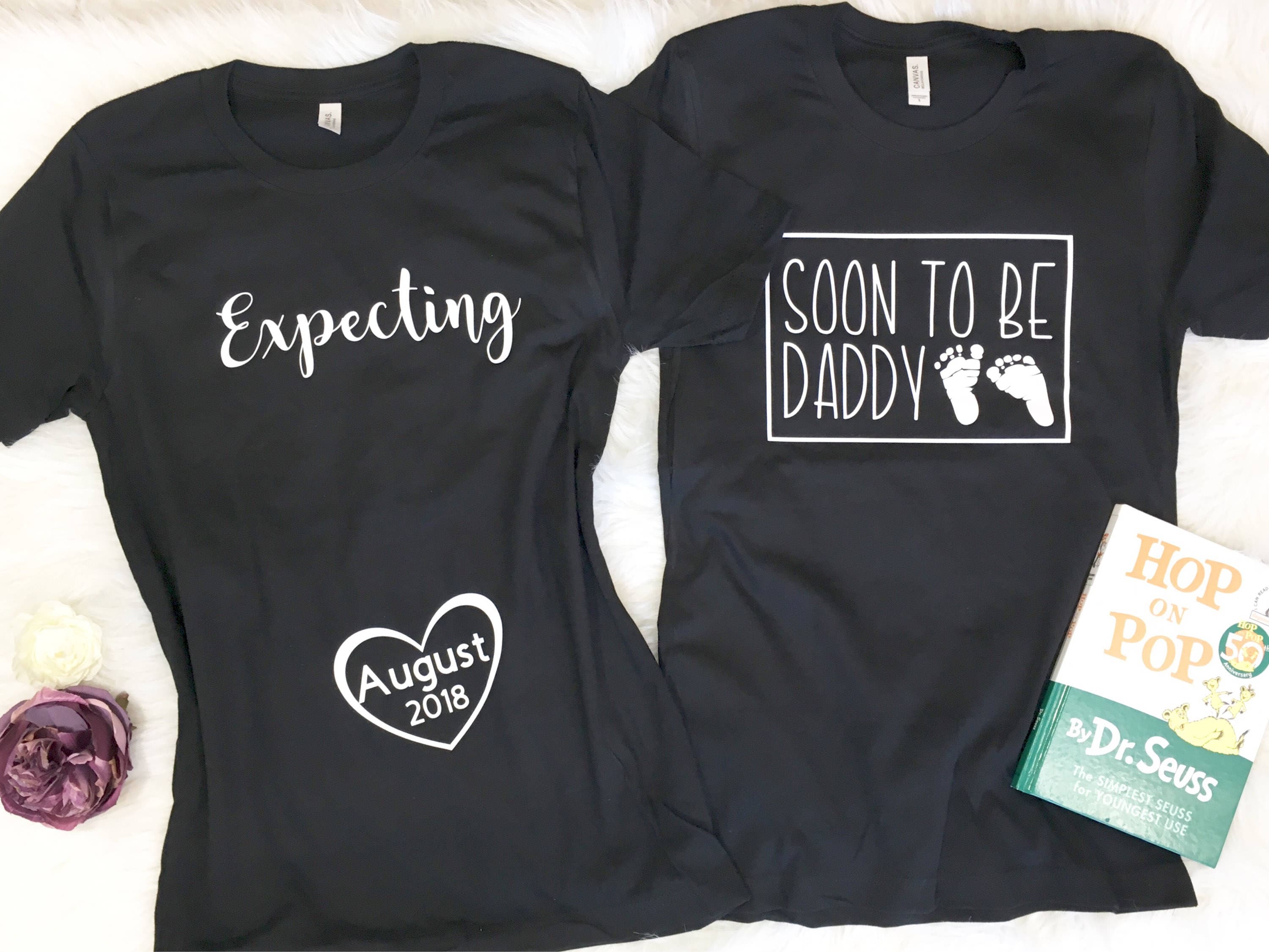 pregnancy reveal dog shirts