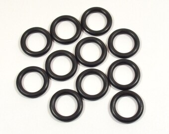 15mm Black Rubber O-Rings