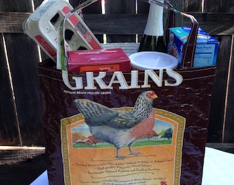 Chicken Feed Sack Tote