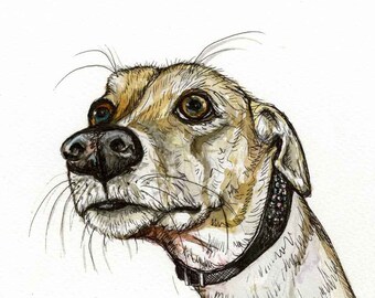 Infinity - greyhound Art Dog Print