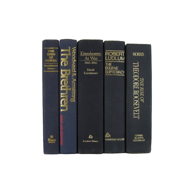 Vintage Home Decor Blue Decorative Books Navy Blue Vintage Vintage Home Decor Blue Decorative Books Navy Blue Vintage