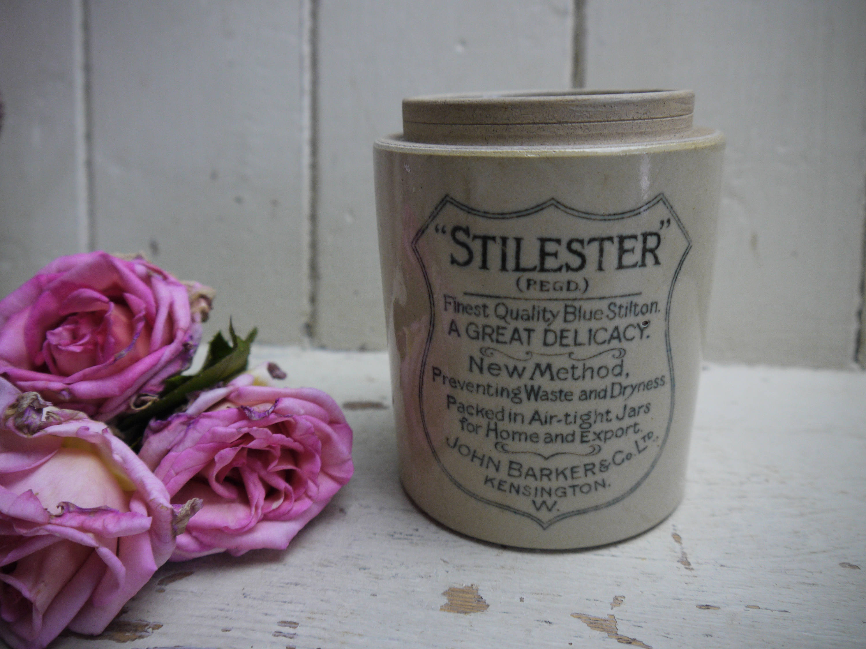 Antique Jar Cheese Jar Preserve Jar