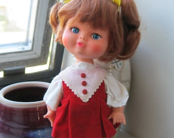 1960s Doll with Cute Shoes and Dress
