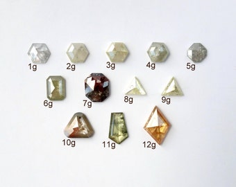 Geometric and Marquise Rose Cut Diamonds - Deposit