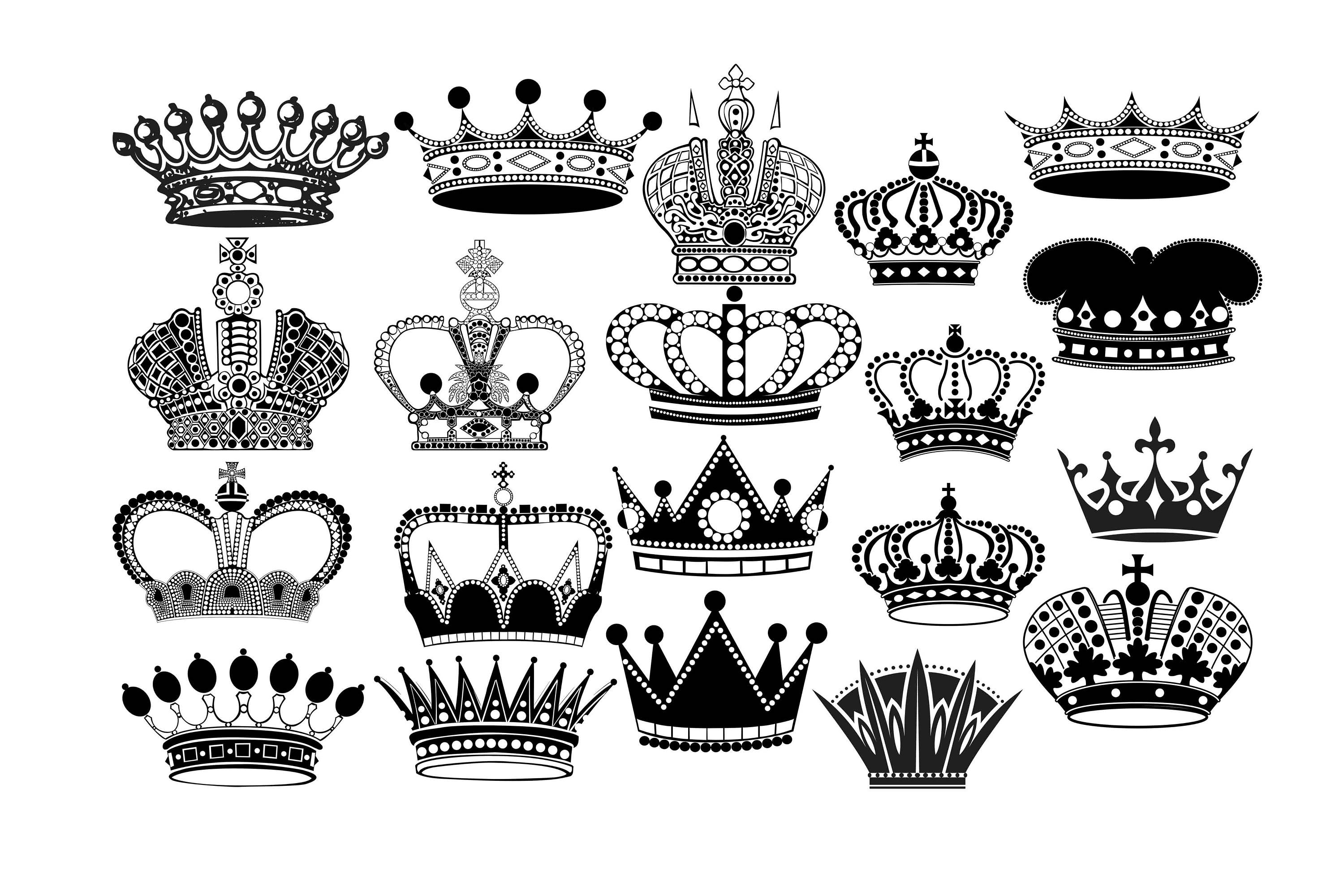 Free Free 267 Queen Crown Silhouette Svg SVG PNG EPS DXF File