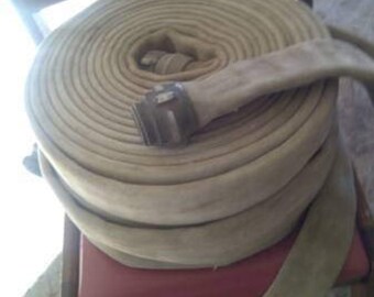 25' lengths with couplings attached. Canvas and extra heavy duty.