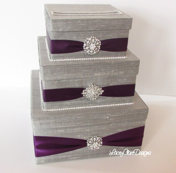 Wedding Card Box Bling Card Box Rhinestone Money Holder