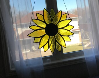 Yellow Flower Suncatcher