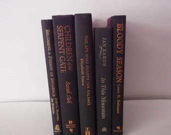Black Book Decoration - Black Books Home Decoration - 5 books - Decorative Books