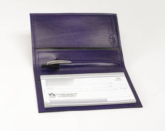 Leather Checkbook Cover
