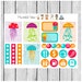 Weekly sticker set - jellyfish - planner stickers
