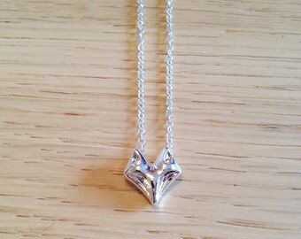 fox necklace gold or silver