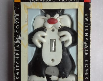Sylvester the cat from Looney tunes cartoon switch cover