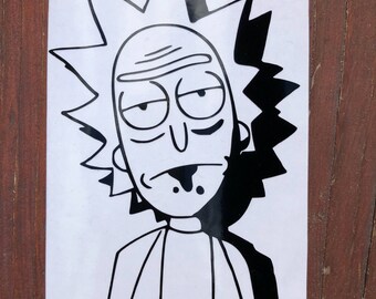 Rick & Morty vinyl decal