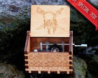 Pirates of the Caribbean Music Box - Custom Handmade Wooden Music Boxes and Songs with Stainless Steel Mechanisms by Music Chests