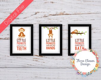 Monkey Printable Wall Art