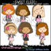 Girls Clipart - Tween Clipart - Instant Download - Commercial Use - Sweet Elsie