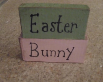 wooden easter blocks,spring blocks,spring decor,easter decor,for shelf,table,mantle