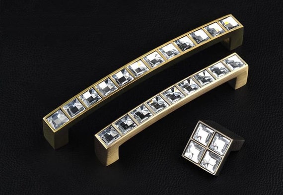 glitter dresser knobs