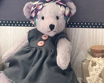 Bear bear Teddy bear OOAK Hand made handmade