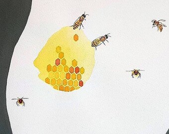 Bee painting