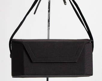 SALE!!! 1950s Nettie Rosenstein faille box purse