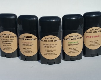Pick your Scent Natural Deodorant, Artisan Deodorant, Handmade Deodorant, Chemical Free Deodorant, Aluminum Free Deodorant, Cruelty Free