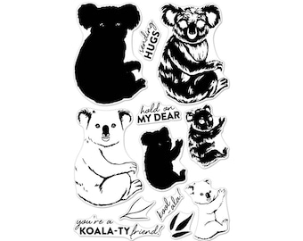 Hero Arts Color Layering Koala Stamp and Die